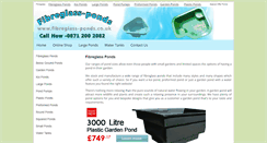 Desktop Screenshot of fibreglass-ponds.co.uk
